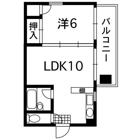 フローラル新屋敷の間取り