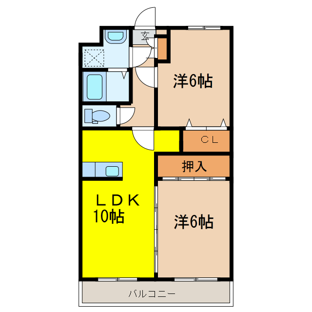 グリーンフィル石井の間取り