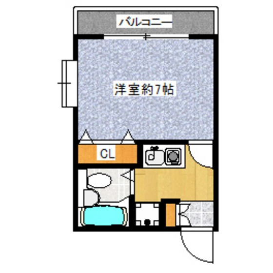 杉並区松庵のマンションの間取り