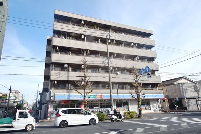 【川崎市川崎区池上新町のマンションの建物外観】