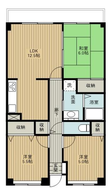 アイリス大宮参番館の間取り