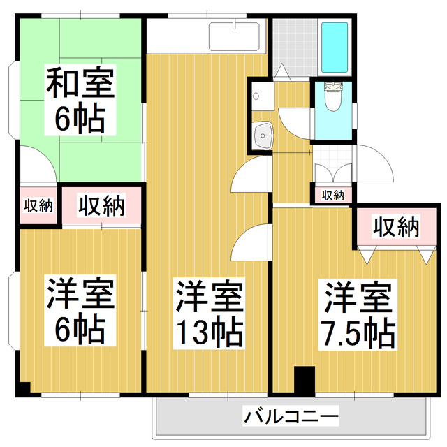 センチュリー犬飼の間取り