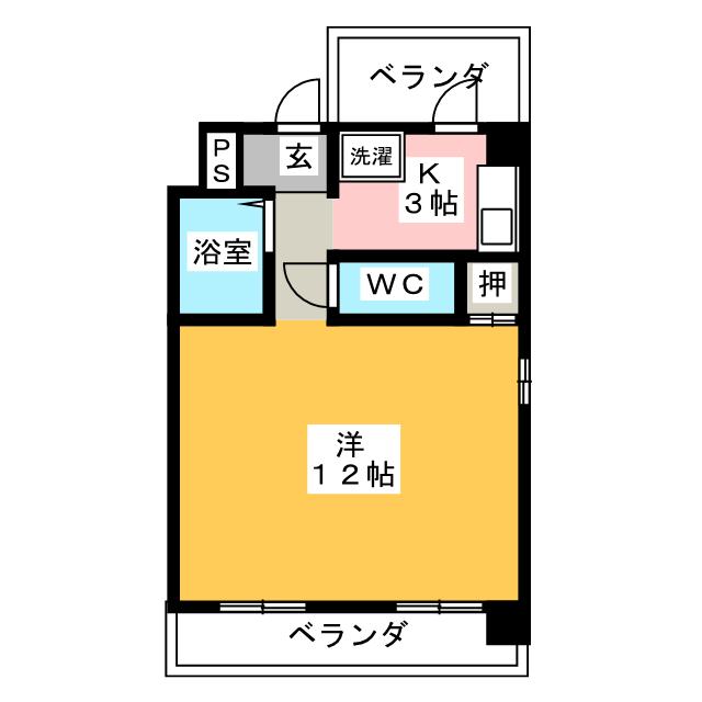 メゾン・ド・カルティエの間取り