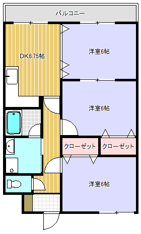 ヴィラ梅ノ井の間取り