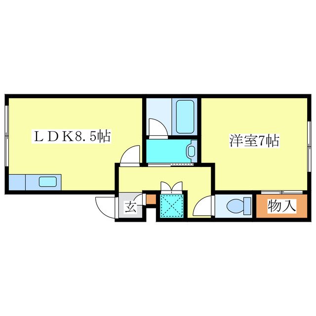 コーポ真栄の間取り