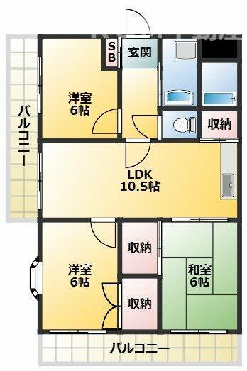 サムソンコートの間取り