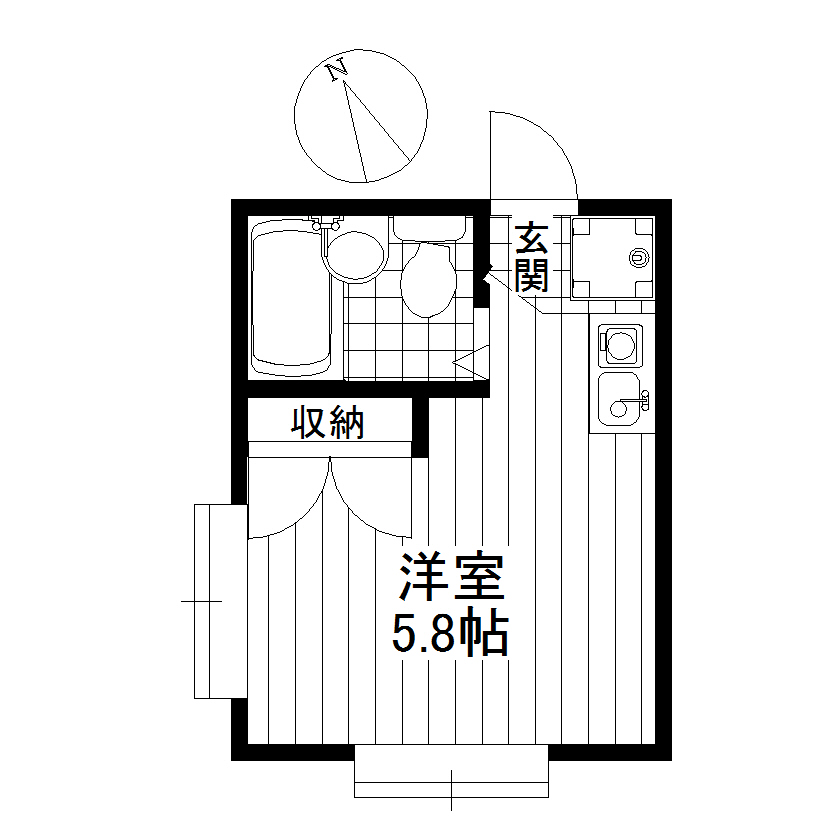 KNハイツの間取り