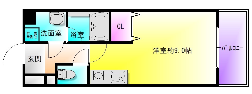 サニーヴィラジェミーの間取り写真