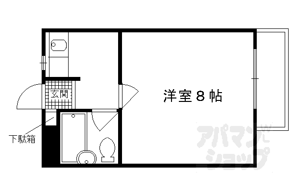 ポプラハイツの間取り写真