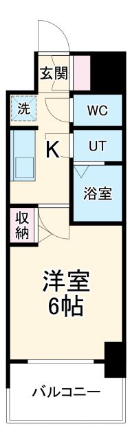 メイクス今池０２の間取り