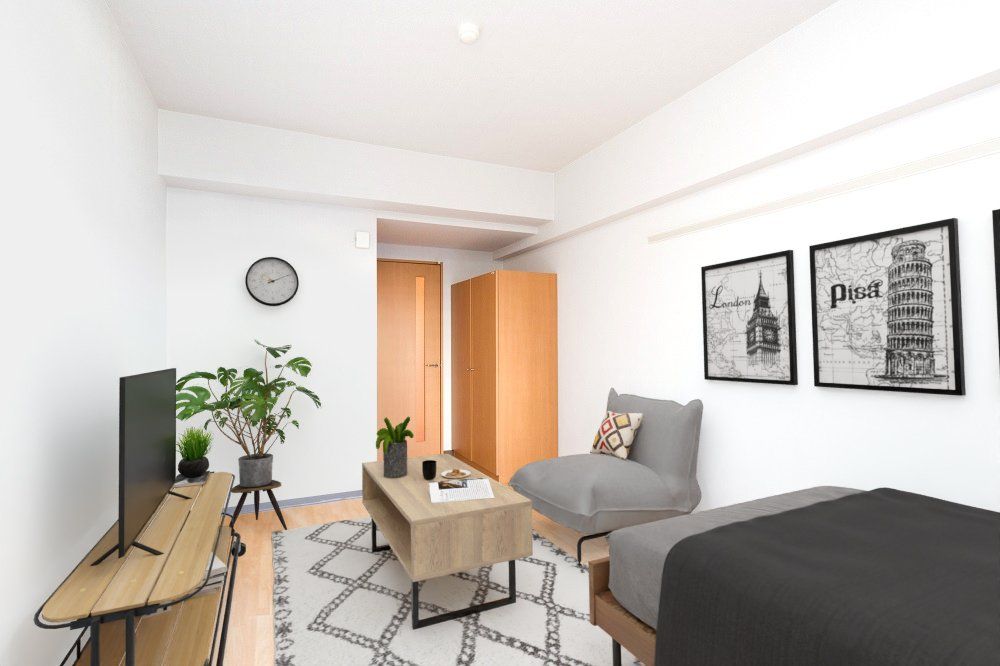 居室・リビング　バーチャルモデルルームのため家具・家電などはついておりませ…