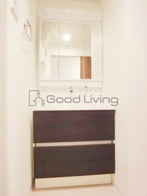 洗面設備　身だしなみもバッチリ