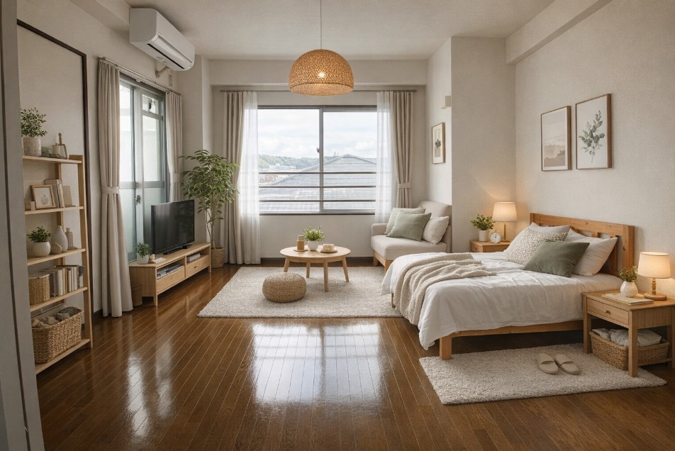 居室・リビング　モデルルームにした時の状況です♪