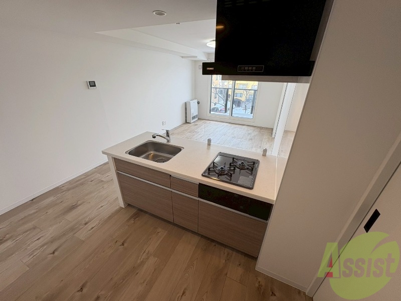 キッチン　システムキッチンなので、すぐお料理に使えます！