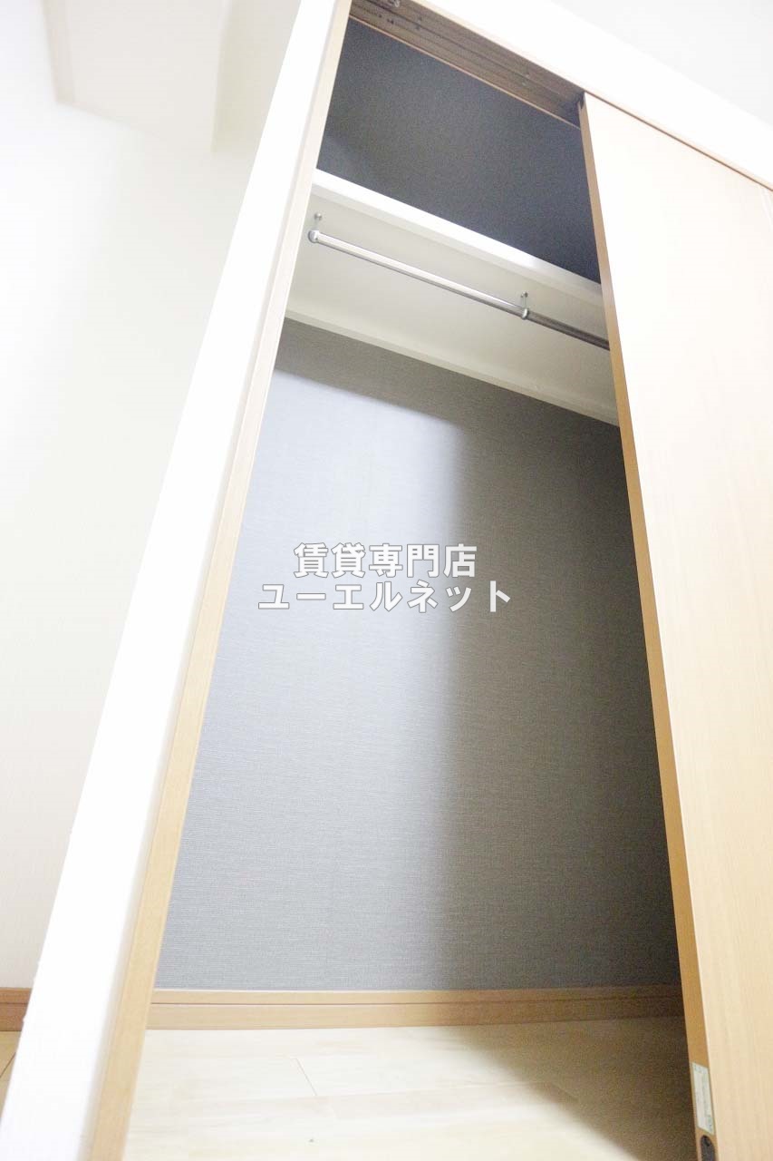 収納　クローゼット付きでお部屋もスッキリ♪