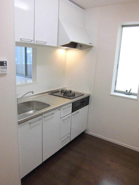 キッチン　★グリル付きガス２口システムキッチン★