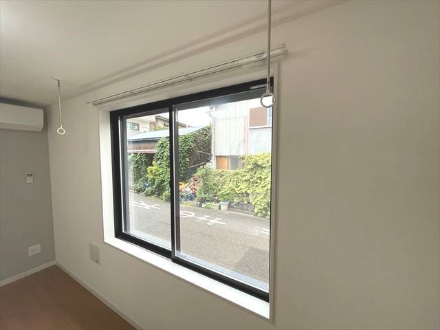 眺望　室内物干し可