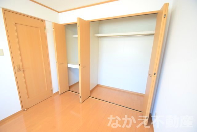 収納　たっぷりとした収納スペースです