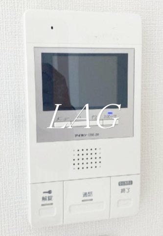セキュリティ　モニター付きインターホンです。