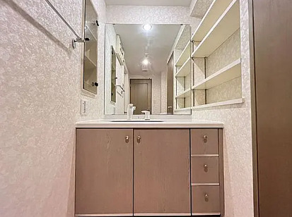 洗面設備　別タイプ部屋　参考写真です