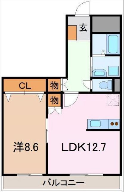 TNマンションVの間取り写真