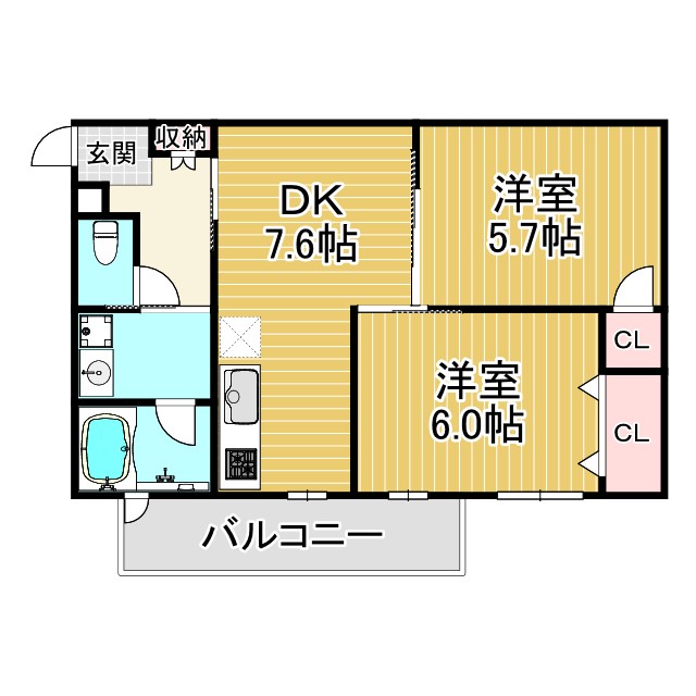 YAO.RE甲子園の間取り写真
