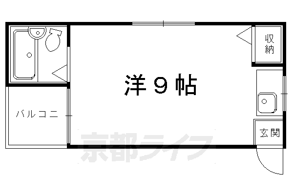 京阪鴨東線 出町柳駅 徒歩25分 2階建 築22年の間取り写真