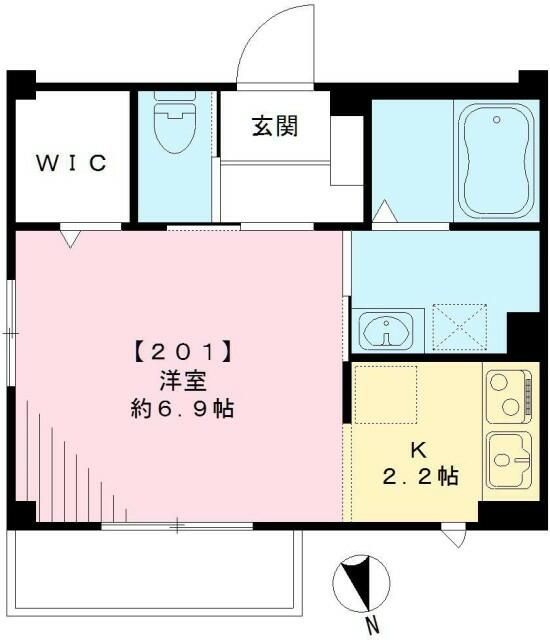 ベルソレイユの間取り写真