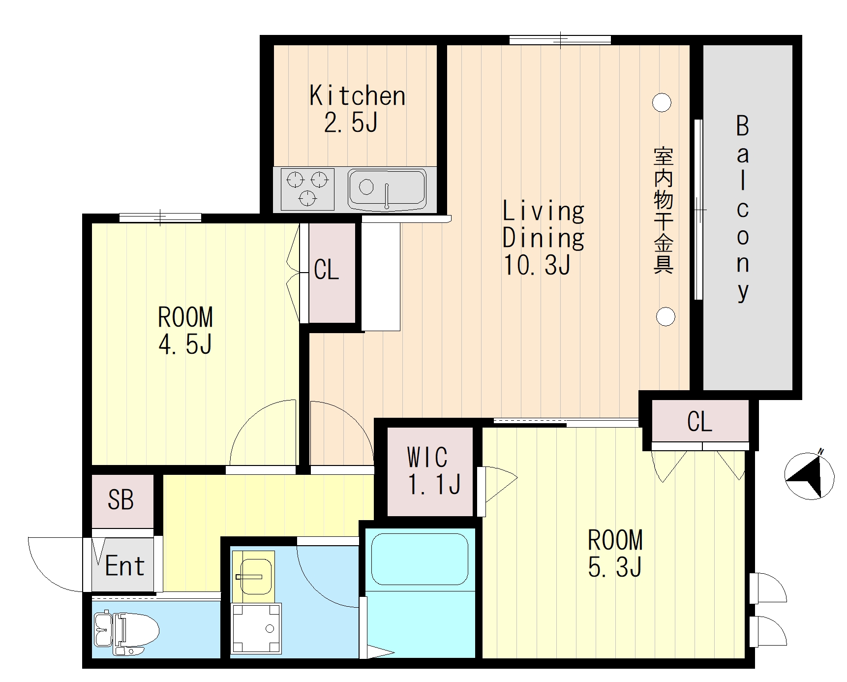 La Maison 友の間取り写真