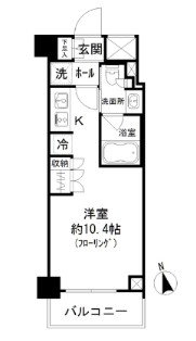 パークリュクス蒲田1丁目の間取り写真