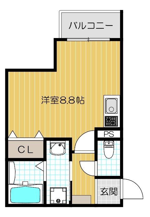 REGIES八尾駅前の間取り写真