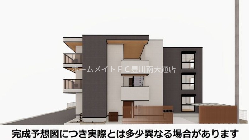 建物外観　完成予想図