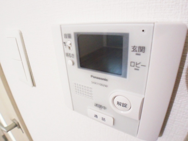 セキュリティ　防犯面も安心、オートロックと連動したTVモニターホン