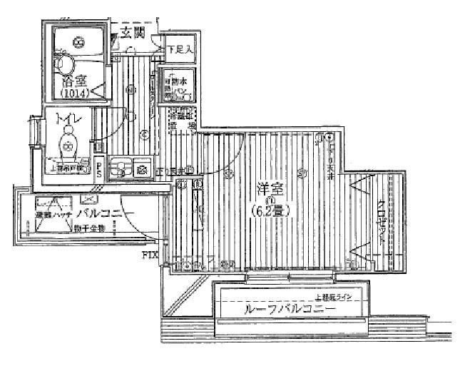 プレール日本橋三越前の間取り写真