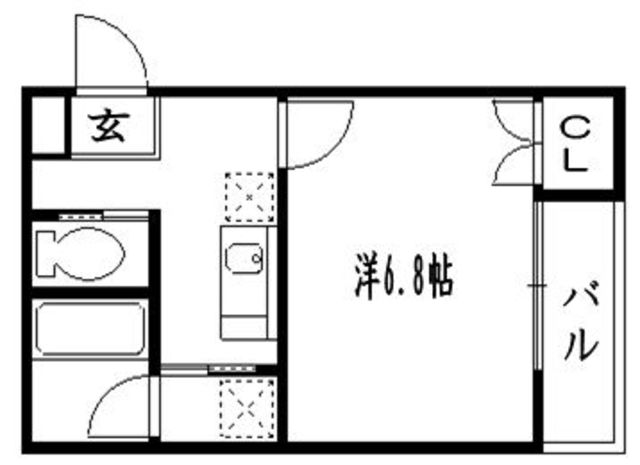 チロルコーポ春町Iの間取り写真