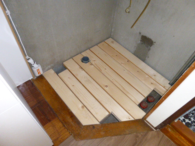 その他　シンクの横が洗濯機置き場です。