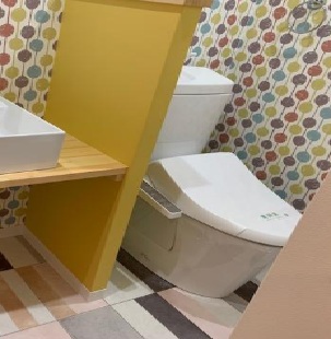 地下鉄谷町線 喜連瓜破駅 徒歩7分 5階建 築47年のトイレ写真