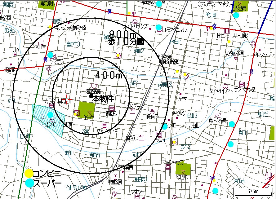 【山形市吉原のアパートのホームセンター】