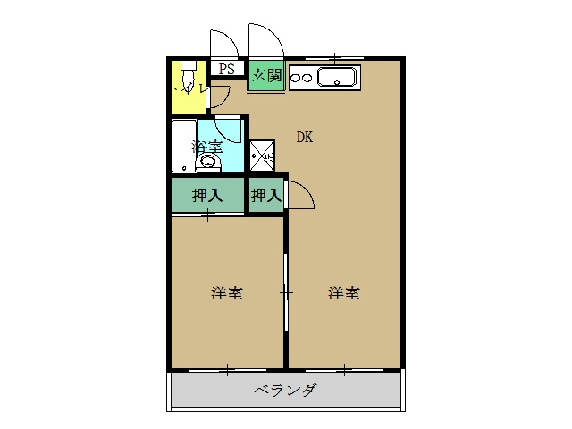 ルナハイツの間取り