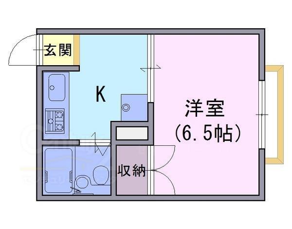 【サンヴィエール長岡の間取り】