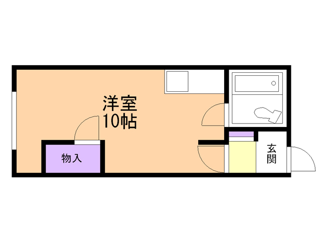 第２シャトウはまなすの間取り