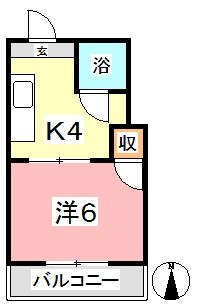 倉敷市中央のマンションの間取り