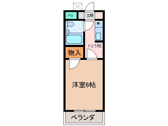 コーポワールド　A棟の間取り