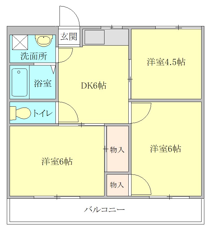 グリーンヒル高橋の間取り