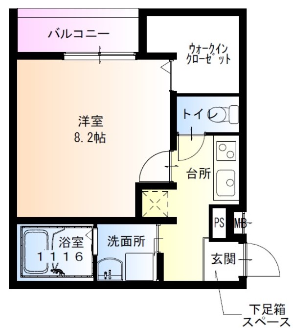 フジパレス東正雀の間取り