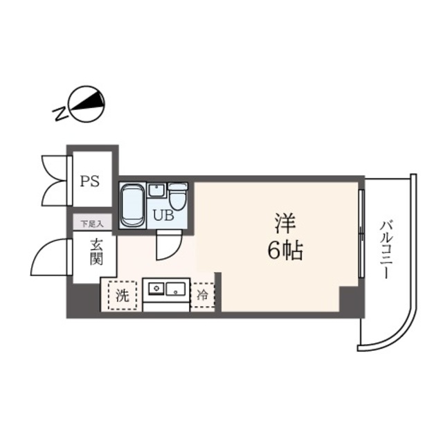 神奈川県横須賀市佐原４（マンション）の賃貸物件の間取り