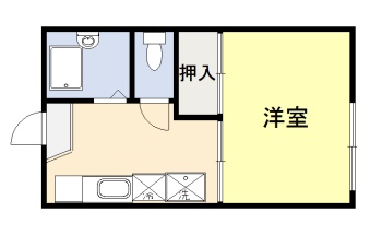 エーケーハイツDの間取り