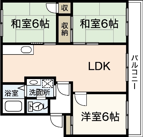 ハイムバロンの間取り