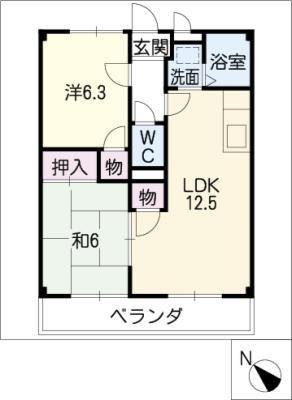 【ライフ２１レイクの間取り】