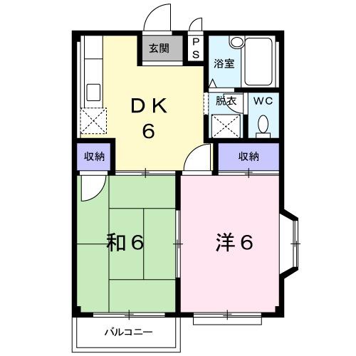 サンハイツ柄山の間取り